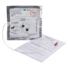 a complete view of the cardiac science powerheart aed g3 plus adult defibrillator pads complete with the user manual