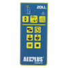 a front view of the training remote with yellow buttons that allows trainers to control the training scenario