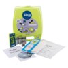 zoll aed plus trainer 2 with its case and included accessories such as batteries, pads, remote, manual and CD
