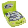 Open zoll aed plus trainer 2 with instructional images visible on the inside panel and main surface