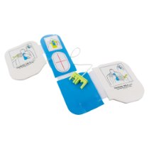 Zoll Aed Plus Training Cpr D Padz Set angled view of zoll aed plus training cpr d padz set showing pads and instructional diagrams