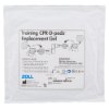zoll aed plus training cpr d padz set replacement gel front packaging with instructional text and symbols