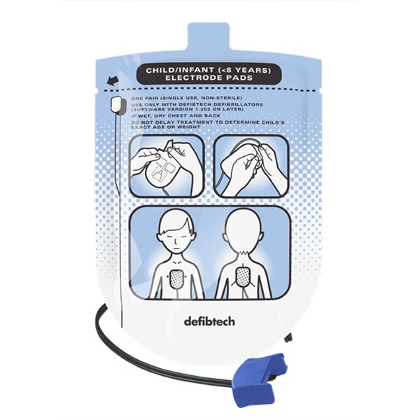 Defibtech Lifeline AED & Auto Paediatric Defibrillator Pads