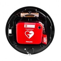 The cabinet is suitable for Cardiac Science, Zoll, Philips and Physio-Control AEDs