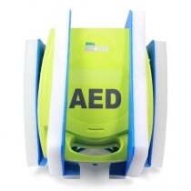 The Zoll AED Plus is packed securely and provided with a range of accessories