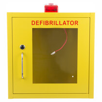 Indoor Defibrillator Cabinet with Strobe Light and Alarm