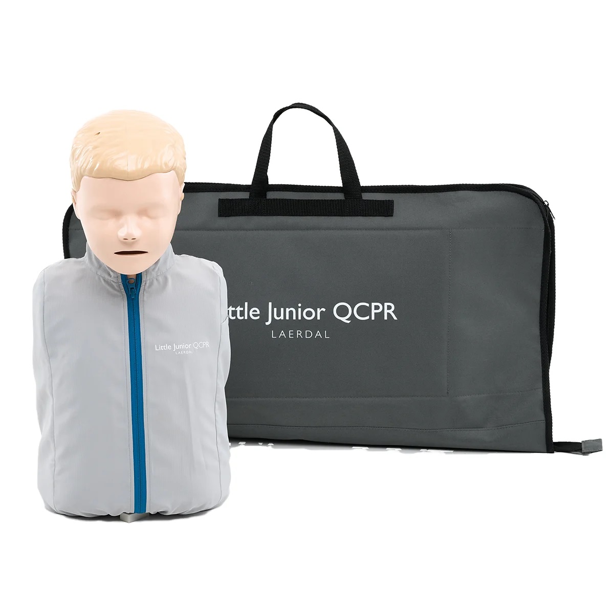 Little Junior QCPR Training Manikin with Carry Bag - Light Skin