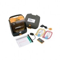 The Lifepak CR-T defib trainer unit is supplied as part of a kit