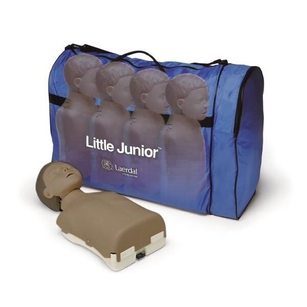 Laerdal Little Junior CPR Training Manikin Four Pack - Dark Skin