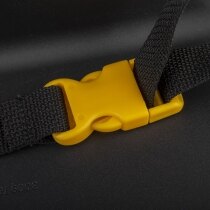 Features a strap with clip to help secure the defibrillator
