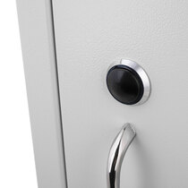 An unlocked cabinet provides quick access to your device in an emergency