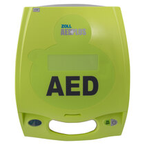 The bright design ensures the Zoll AED Plus remains visible