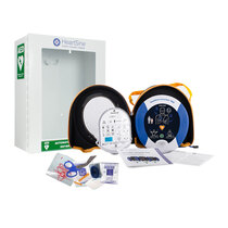 HeartSine Samaritan PAD 350P with Indoor Cabinet and AED Responder Kit