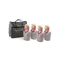 Laerdal Little Anne QCPR Training Manikin Four Pack with Carry Bag - Light Skin