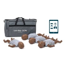 Laerdal Little Baby QCPR Training Manikin Four Pack - Dark Skin