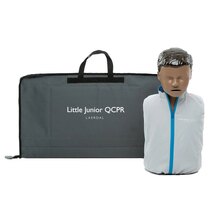 Laerdal Little Junior QCPR Paediatric Training Manikin with Carry Bag - Dark Skin